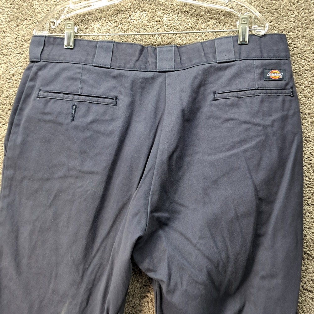 Dickies 874 Original Fit Mens Work Pants Navy Blue 38x29 874NV - Picture 7 of 13